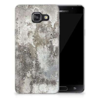 Samsung Galaxy A3 2016 | TPU | Siliconen hoesje | Beton Print