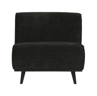BePureHome Bank 'Statement' 1-zits Element, Rib, kleur Graphite