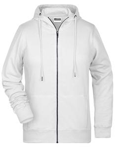 James & Nicholson JN8025 Ladies´ Zip-Hoody - /White - 3XL