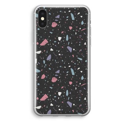 Terrazzo N°16: iPhone XS Transparant Hoesje
