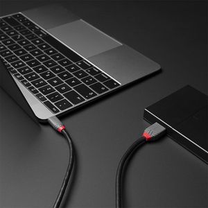 Lindy 36621 USB-kabel 1 m USB 3.2 Gen 1 (3.1 Gen 1) USB C Micro-USB B Zwart