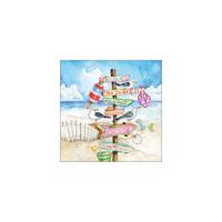 Ambiente Servetten 25cm Seaside signs