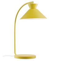 Kleine gele tafellamp Nordlux Dial met schakelaar en E27 fitting 2213385026