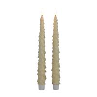 Dinerkaars kerstboom 27 cm ivoor - Annas collection