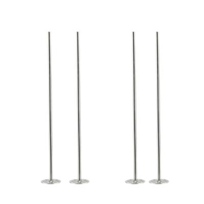 Cosy & trendy Cocktailstampers - roerstaafjes - 4x stuks - RVS - 21 cm - Herbruikbaar