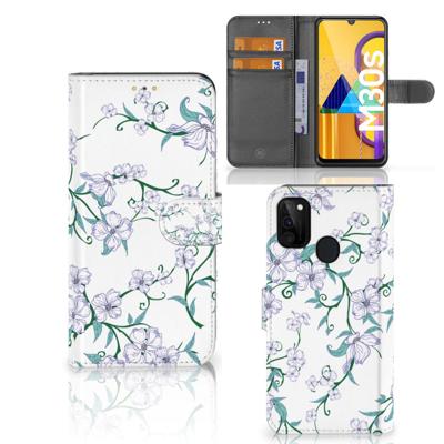 Samsung Galaxy M21 | M30s Uniek Hoesje Blossom White