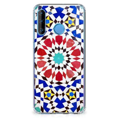 Huawei P30 Lite Anti-Shock Hoesje Mozaïek Huawei P30 Lite Anti-Shock Hoesje Mozaïek