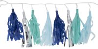 HEMA Slinger Tassel 3 Meter Blauw - thumbnail
