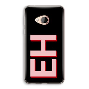 Monogram: HTC U Play Transparant Hoesje