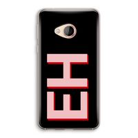 Monogram: HTC U Play Transparant Hoesje