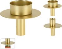 Candle Holder Bottle Goud 2ass kerst I Nampook - Nampook