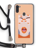 Surprise: Samsung Galaxy A11 Transparant Hoesje met koord