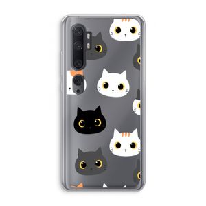 Katten: Xiaomi Mi Note 10 Transparant Hoesje