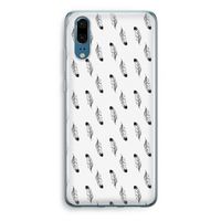 Pluimen: Huawei P20 Transparant Hoesje