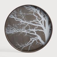 Ethnicraft Rond Dienblad 'White Tree' 61cm, kleur Wit