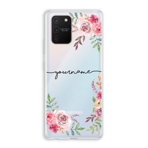 Rozen: Samsung Galaxy S10 Lite Transparant Hoesje