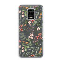 Sweet little flowers: Xiaomi Redmi Note 9 Pro Transparant Hoesje