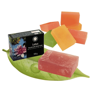 Kruidenzeep lotus met ess. oliën