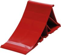 Tripus wielkeg plastic wheel chock without bracket red