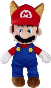 Super Mario Pluche - Raccoon Mario (30cm)