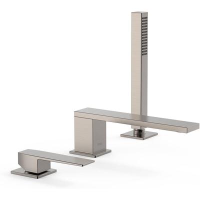 Badrand kraan Tres Slim | Inbouw | Mengkraan | 2-weg | vierkant | RVS look