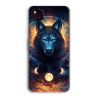 Wolf Dreamcatcher: Google Pixel 4a 5G Transparant Hoesje