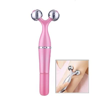 3 in 1 draagbare elektrische oog Massager dubbele kin gezicht lift Body nek massage roller anti rimpel 3D Facial massage machine (roze)