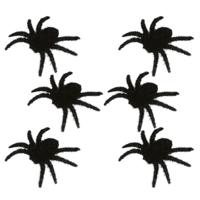 Nep spinnen/spinnetjes -6x st - zwart - 6 cm - Horror/griezel thema decoratie beestjes Nep spinnen/spinnetjes -6x st - zwart - 6 cm - Horror/griezel thema decoratie beestjes