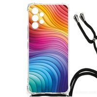 Shockproof Case voor Samsung Galaxy A13 4G Regenboog - thumbnail