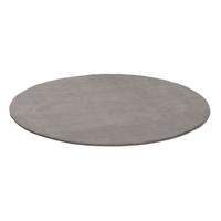 Leen Bakker - Vloerkleed Lilly - Ø160 Cm - Polyester - Grijs