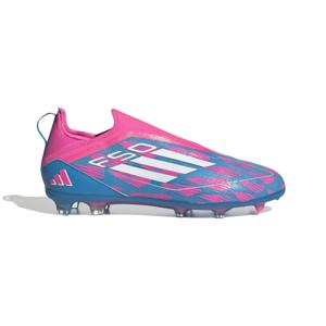 adidas F50 Pro Veterloze Gras Voetbalschoenen (FG) Kids Blauw Roze Wit