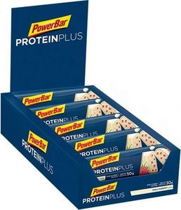 Powerbar Protein plus 33% bar vanille framboos 10 x 90 gram