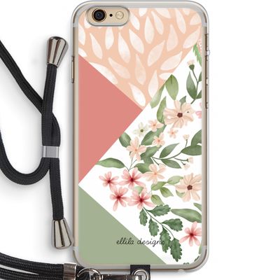Sweet heaven geometrics: iPhone 6 PLUS / 6S PLUS Transparant Hoesje met koord