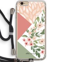 Sweet heaven geometrics: iPhone 6 PLUS / 6S PLUS Transparant Hoesje met koord