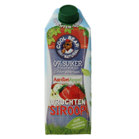 Cool Bear Siroop aardbei-appel 750 Milliliter