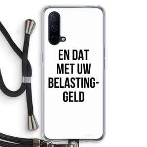 Belastinggeld: OnePlus Nord CE 5G Transparant Hoesje met koord