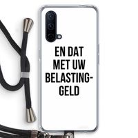 Belastinggeld: OnePlus Nord CE 5G Transparant Hoesje met koord