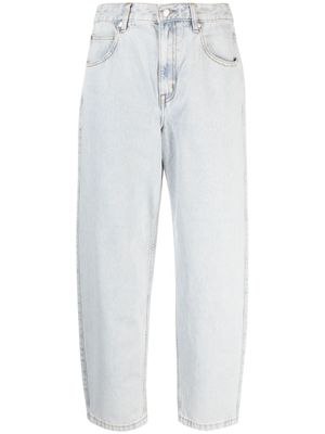izzue jean droit à taille élastiquée - Bleu