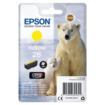 Originele inktcartridge Epson C13T26144012 Geel