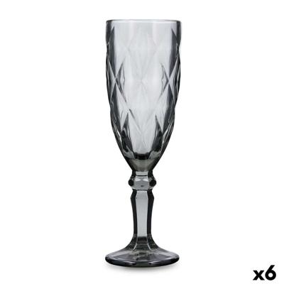 Champagneglas Quid Maia Blauw Glas 165 ml (6 Stuks)