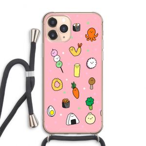 Happy bento friends: iPhone 11 Pro Max Transparant Hoesje met koord