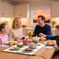 Elektrische Warmtemat Rollbare Warmhoudplaat Silicon Voedselverwarmer voor Levensmiddelen Wit