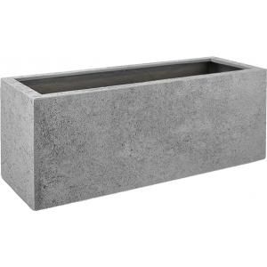 Luca Lifestyle box rechthoekige plantenbak 100x50x50 cm grijs