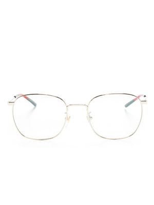 Gucci Eyewear lunettes de vue à monture carrée - Or