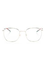 Gucci Eyewear lunettes de vue à monture carrée - Or