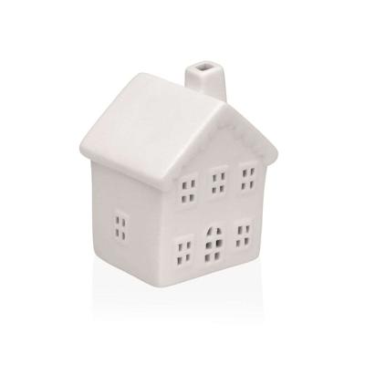 Decoratieve figuren Versa Wit Huis 5,8 X 8 X 6,7 CM Decoratieve figuren