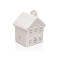 Decoratieve figuren Versa Wit Huis 5,8 X 8 X 6,7 CM Decoratieve figuren