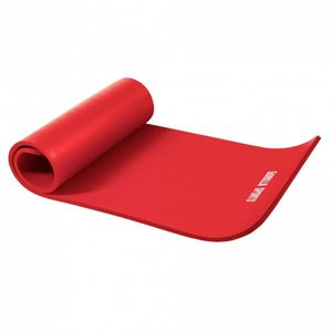 Rood - Yogamat Deluxe 190 x 100 x 1,5 cm