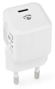 Nedis Nedis Oplader | 1.5 / 2.0 / 2.5 / 3.0 A | Outputs: 1 | USB-C | 30 W WCMPD30W100WT