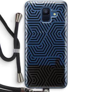 Magic pattern: Samsung Galaxy A6 (2018) Transparant Hoesje met koord